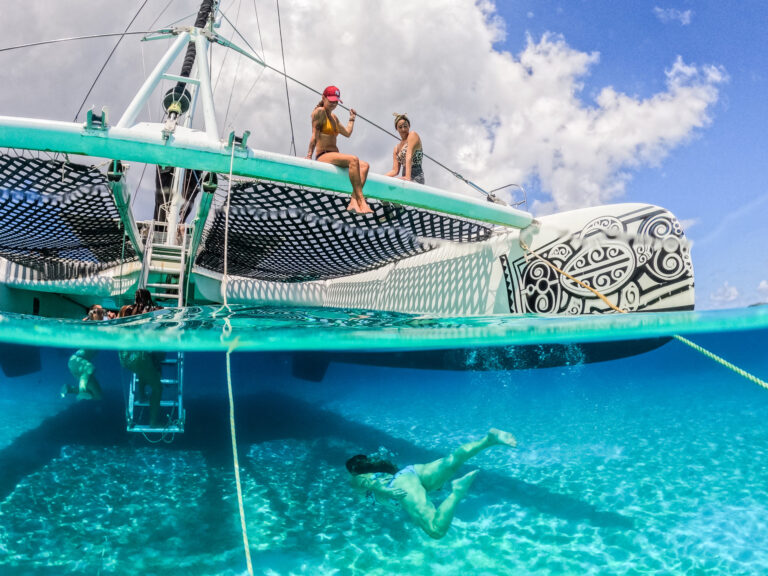 boat beach trip swimming