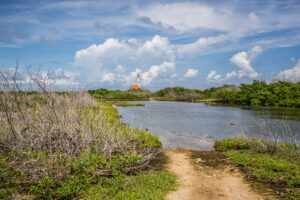 lake at klein curacao
