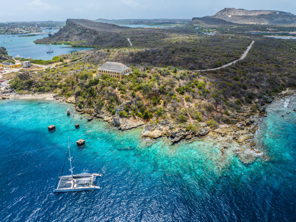 Caracasbaai eiland overzicht