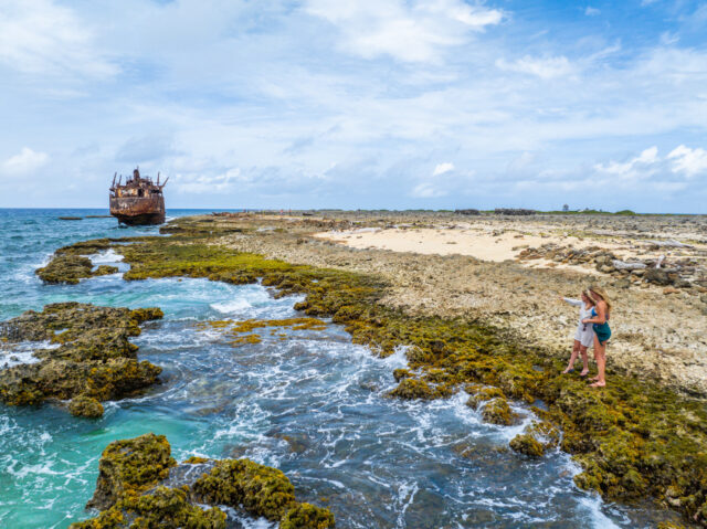 Container ship shipwreck