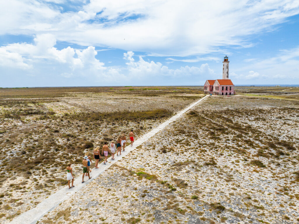 Lopen naar vuurtoren