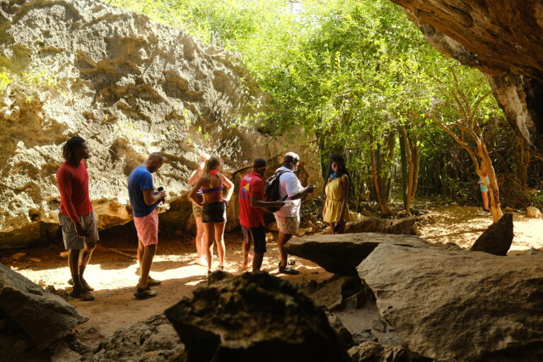 tour through the caves