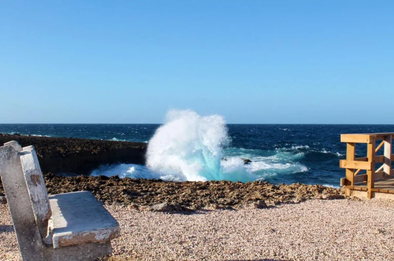 splash of water from sea