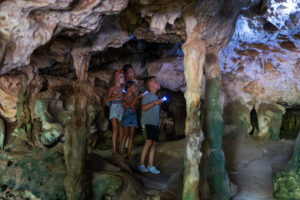 kids in cave
