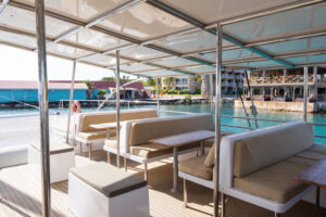 interior of the boat